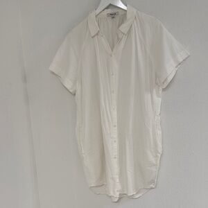 White Madewell Shirt Dress
